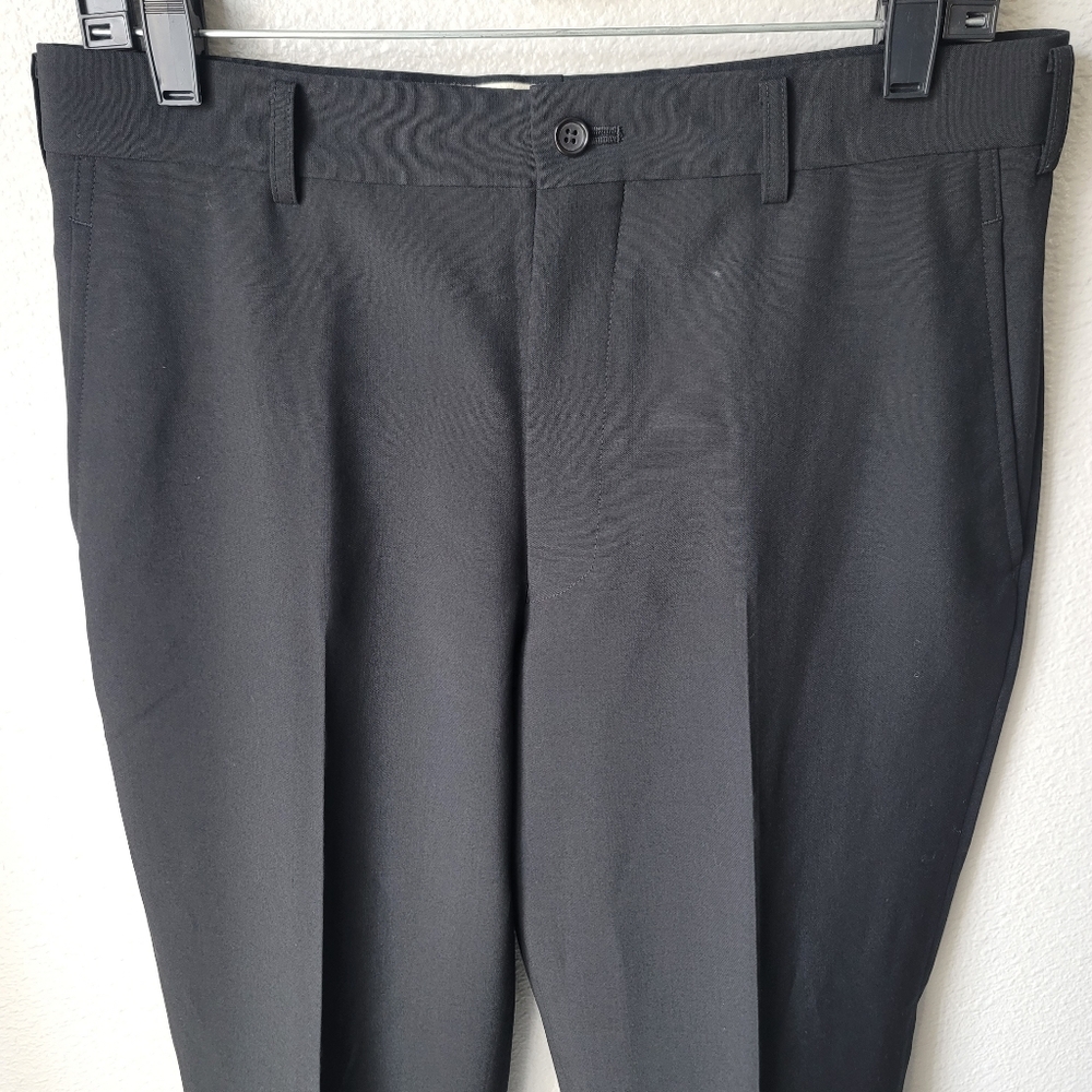 Comme des Garcons Straight Leg Wool Trousers Size Medium Color Black - Picture 5 of 11